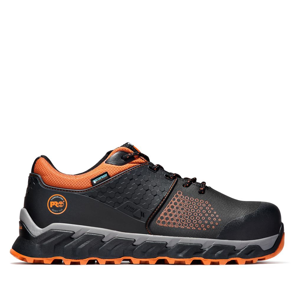 Zapatos De Seguridad Timberland Hombre Pro® Ridgelow Comp Toe Negras/Naranjas - Chile PXN-371945